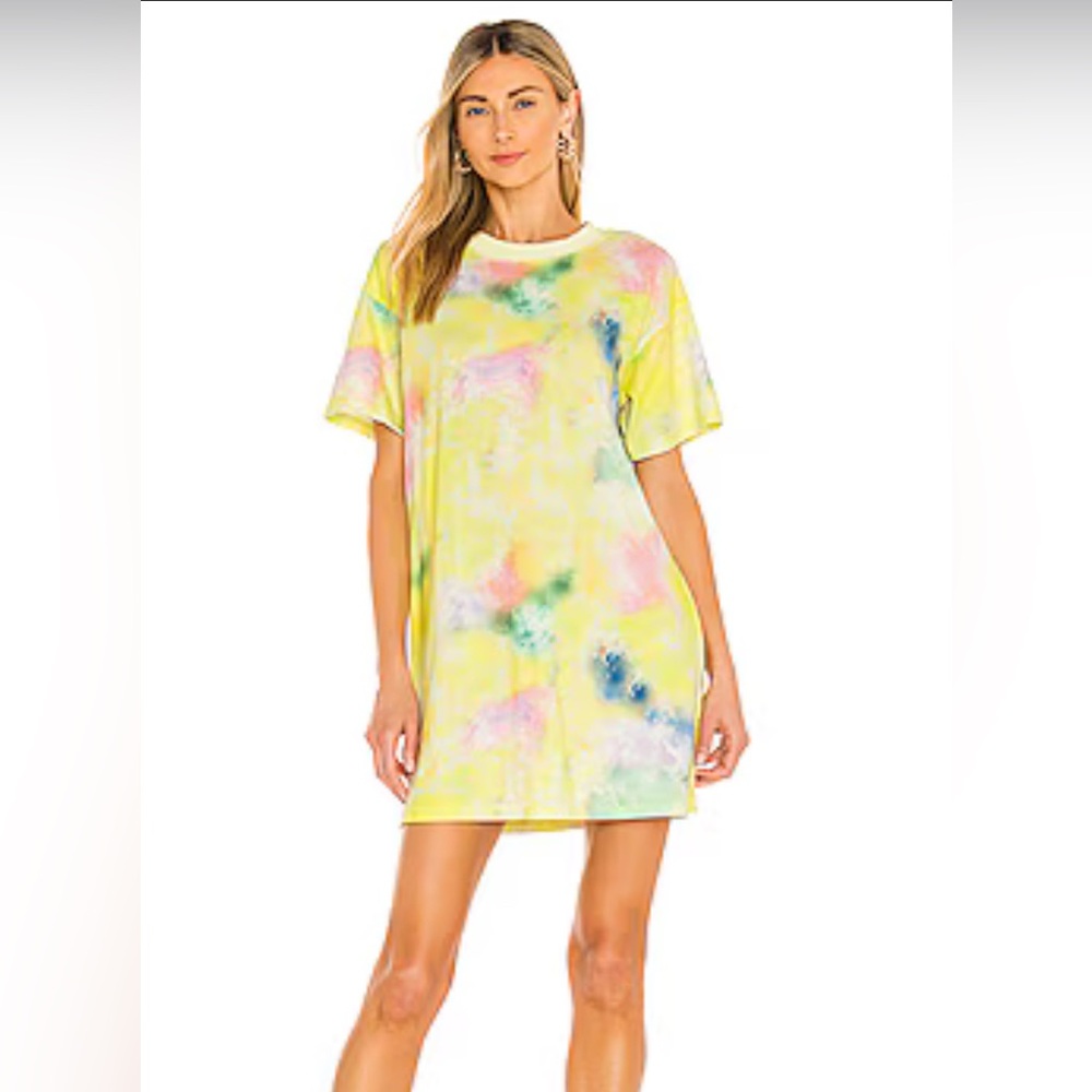Alice + Olivia Multicolor Tie-Dye Dress